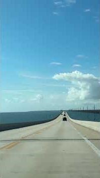 The Seven Mile Bridge - the longest bridge of Florida Keys, connecting Marathon to the Lower Keys