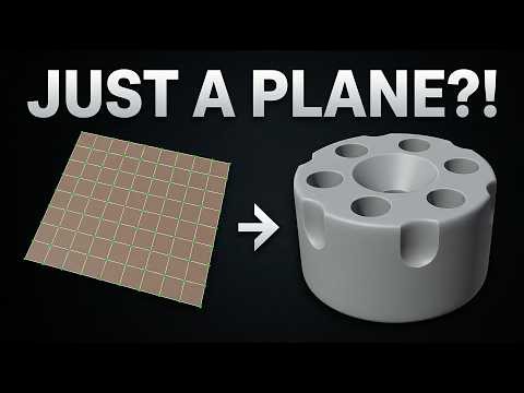 👉 JUST A PLANE?! (Easy Blender Hard Surface Tutorial)
