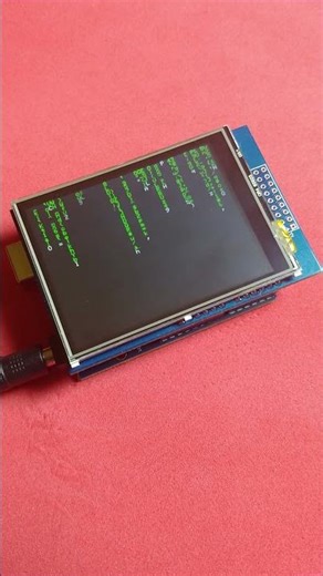 Matrix Rain on Arduino UNO