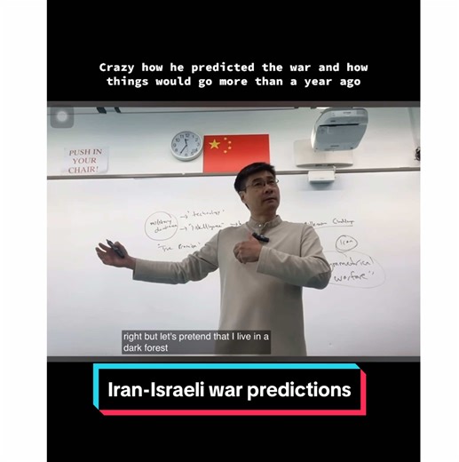 Chinese high school lecture by Professor Jiang, show him some love and support on his YouTube channel, “Predictive History” This video is more than a year old. #professorjiang #iran #israeli #usa #ww3 #worldwar3 #politicalscience #middleeast #palestine #gaza #trump #jews