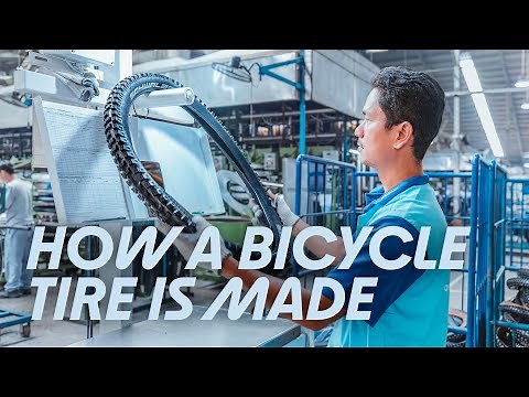 How bicycle tires and inner tubes are made - experience the complete production