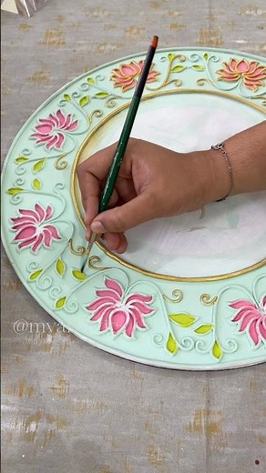 Part 3: Lotus Mirror Lippan Art 🪷 Lippan art tutorial, beginner friendly, clay flowers #lippanart