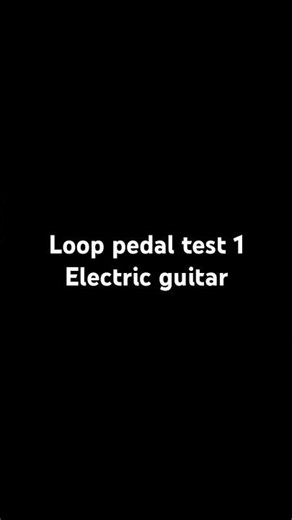 Boss loop pedal I got for Christmas