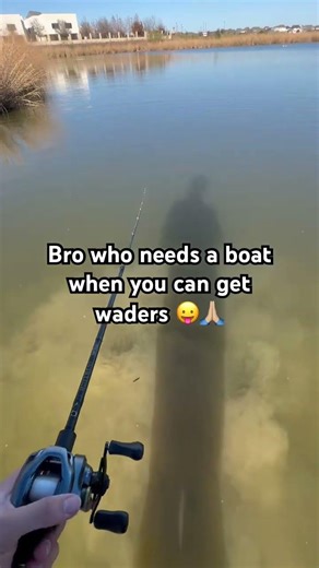 Waders over Boat #god #a #fishing