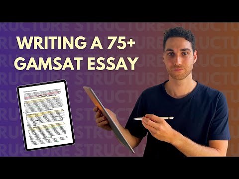 Edit a GAMSAT essay with me! Live Section 2 breakdown.
