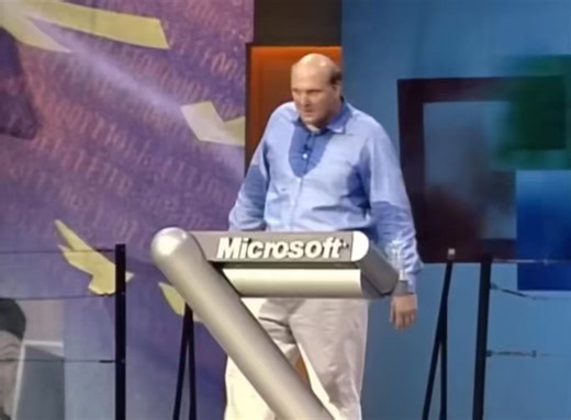 Steve Ballimer’s developer speech, 1999