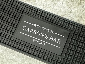 Bar Mat, Bar Mats for Countertop Bar Top Mat for Bartending Home Bar, Customized Rubber Bar Matt for Countertop Coffee Bar Mat Spill Mat - Etsy