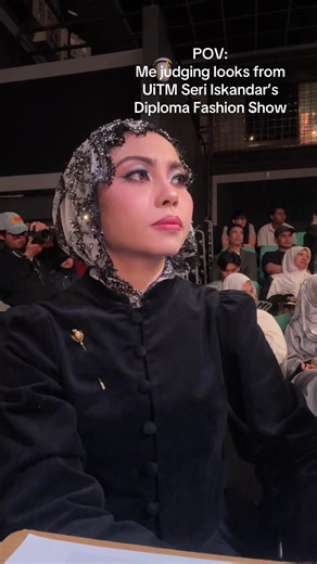 Judging the UiTM Seri Iskandar Diploma Fashion Show