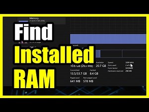 How to Find How Much RAM is installed on your Computer Windows 11 (Fast Tutorial)