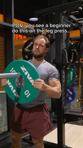 Try this on the leg press to bias different leg muscles