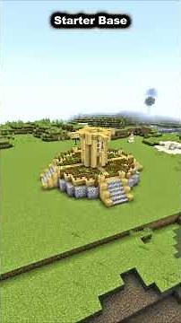 Best Beginner Base in Minecraft 😳#minecraft #minecraftshorts #shorts