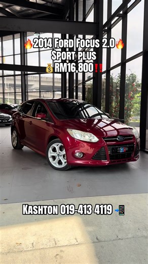 Sport with Sunroof! Worth it! With keyless entry & Push Start #ford #fordfocus #focus #usedcar #kashtonmotorsport