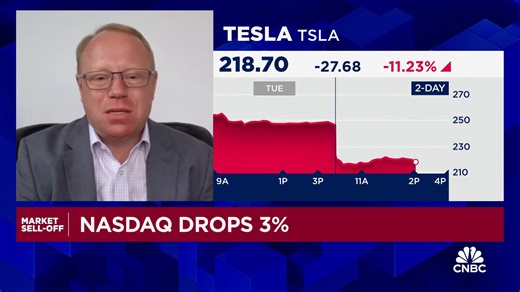Why Tesla's stock is plunging