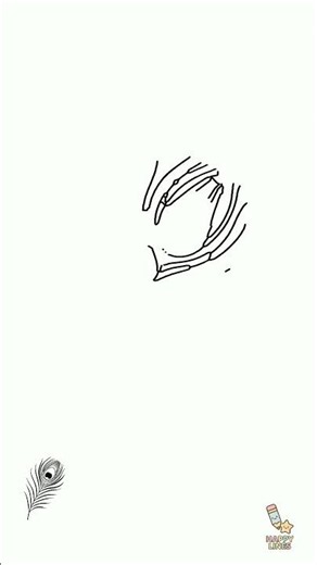 How to Draw a Peacock Feather | Quick Tutorial