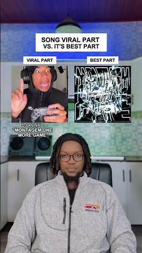Song Viral Part Vs. It's Best Part: "MONTAGEM ONE MORE GAME" DJ KVNXD #shorts #funk #music