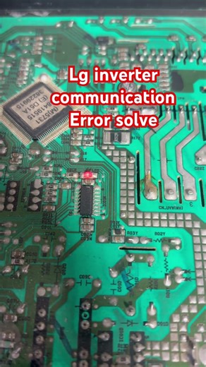 LG Inverter AC me communication error? PCBRepairing #ACService#CoolingSystem #ACErrorCode #infotech