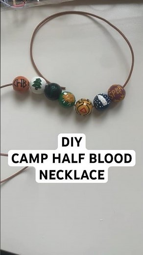 Making A Percy Jackson Beaded Necklace #pjo #percyjackson #diy #percabeth #unclaimeddemigod #beads