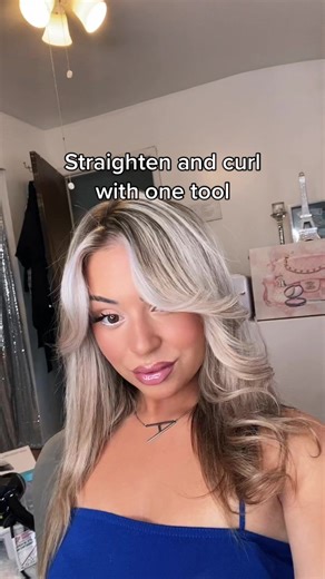 Versatile Hair Styling Tool for Straightening and Curling