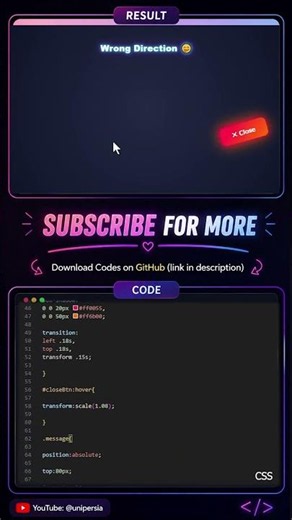 Escape Button Challenge | HTML CSS JavaScript