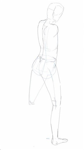figure drawing warm up 27 #art