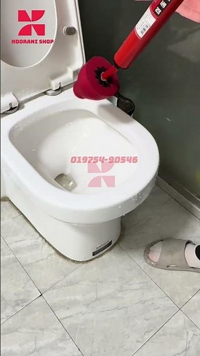 Get rid of dirty water stuck in the drain in no time! 🚽✨#HomeCleaningBD #HygieneFirst #BathroomHacks