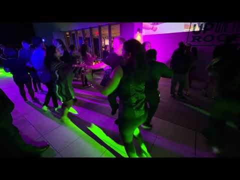Jennifer, Natasha, and Gabe dancing, Nov 5, 2025