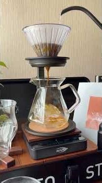 Brewing Ice Coffee with IKAPE tools #coffee #pourover