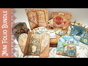 Mini Junk Journal Folio Bundle Tutorial