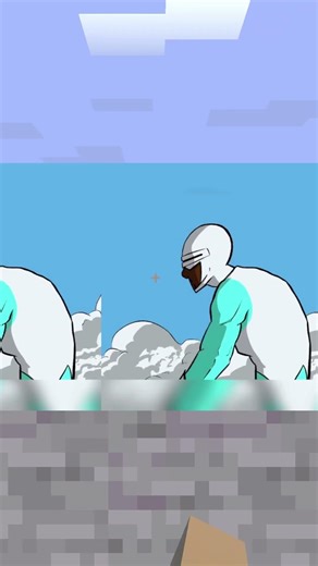 Frozone is in his element (warnabro123) #minecraft #invincible #animation