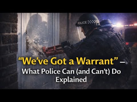 “We’ve Got a Warrant” — What Police Can and Can’t Do Explained 🚨📄⚖️🎥❌