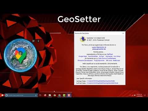 GeoSetter: Muestra metadatos y establece las coordenadas de las fotos