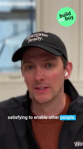 "...in order to work on plumbing (software), you need to find it satisfying to enable other people."