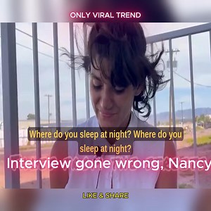 10K views · 123 reactions | Interview gone wrong, Nancy_ | Only Viral Trend | Facebook