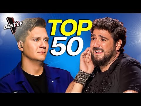 TOP 50 Blind Auditions Of All Time That Made Coaches Lose Control | The Voice
