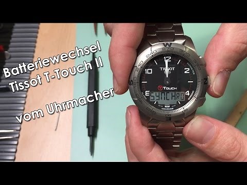 Batteriewechsel einer Tissot T Touch II Video Anleitung