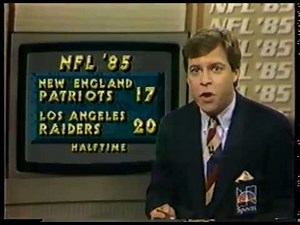 NFL - 1985 - Special - NBC At The Half - AFC Divisional Playoffs - Raiders Vs Pats - Highlights