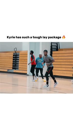 Kyrie has a tough lay package! #basketball