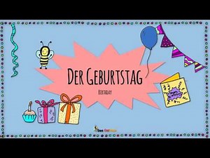 Deutsch lernen | Geburtstag birthday 1