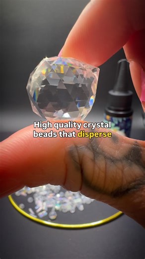 Full spider Suncatcher tutorial is linked to this short! #beading #suncatcher #spiderweb