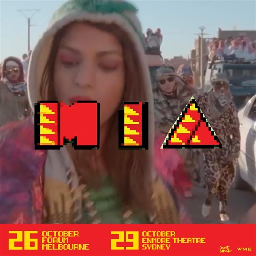 M.I.A just landed in Australia!!! Who's coming out??? Harvest in Adelaide this Saturday 25th, Forum Melbourne Sunday 26th and Enmore theater Sydney Wednesday 29th October. ⚔️⚪️ https://www.livenation.me/m-i-a--tickets-adp1610?fbclid=IwY2xjawNQtN9leHRuA2FlbQIxMAABHuRm1BWZ7QREvvCR8U0wL3I0V6IJuHi_8-jB3_y99h4WyvM5eMmusPWv1X9y_aem_0D9Ulf1egWFoGeh77XjVIQ | MIA