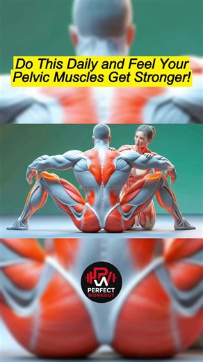Do This Daily and Feel Your Pelvic Muscles Get Stronger! #Muscle #Stronger #workout #exercise #fitness