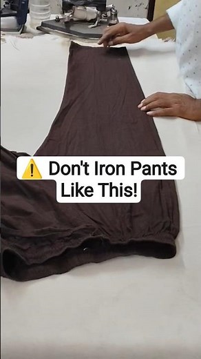 how to iron pants perfectly | pant ironing #shorts #trendingshorts #laundry