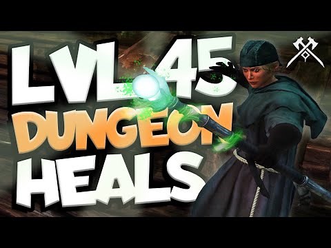 NEW WORLD LEVEL 45+ DUNGEON RUN - Healer Perspective "The Depths" Expedition