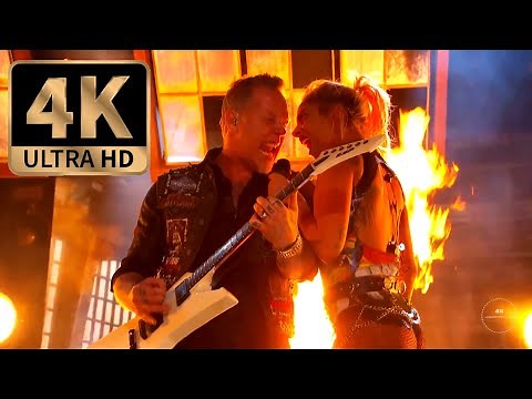 Metallica feat Lady Gaga - Moth Into Flame (Grammy Awards) 2017 - 4K 60 FPS