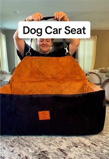 The long version of me putting this awesome dog car seat cushion booster seat thing together for my dog! Absolutely love the final product and so does she! #dogcarseat #carseatfordog #dogboosterseat #dogbed #dogsafety