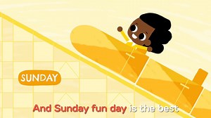 28 reactions | Sunday Fun Day is our favorite day of the week! You can teach your LO the names of each day with this song. Make sure you repeat it all week long, emphasising the day as you count down to Sunday :) | BabyFirst | Facebook