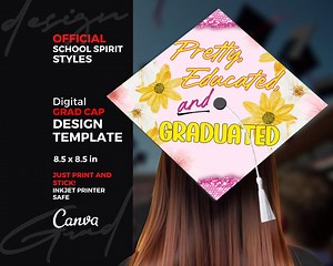 Graduation Cap Topper, Grad Cap Template, Grad Cap Design, Grad Hat, Grad Cap Template, Congrats Grad SVG, Graduation Decor, Class of 2025 - Etsy Canada