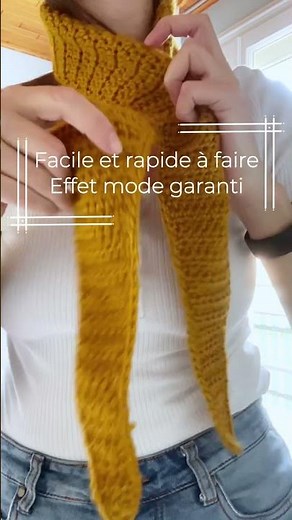 Sophie Scarf Version crochet Tutoriel #crochettutorial