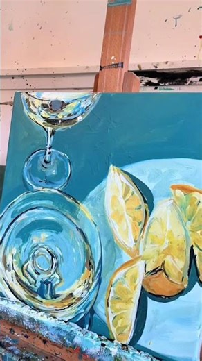 Behind the scenes of my mini martinis #Shorts #maddiegraceart