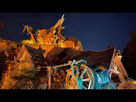 Splash Mountain Full Experience at Night Disneyland POV - December 10, 2022 (4k 60fps)